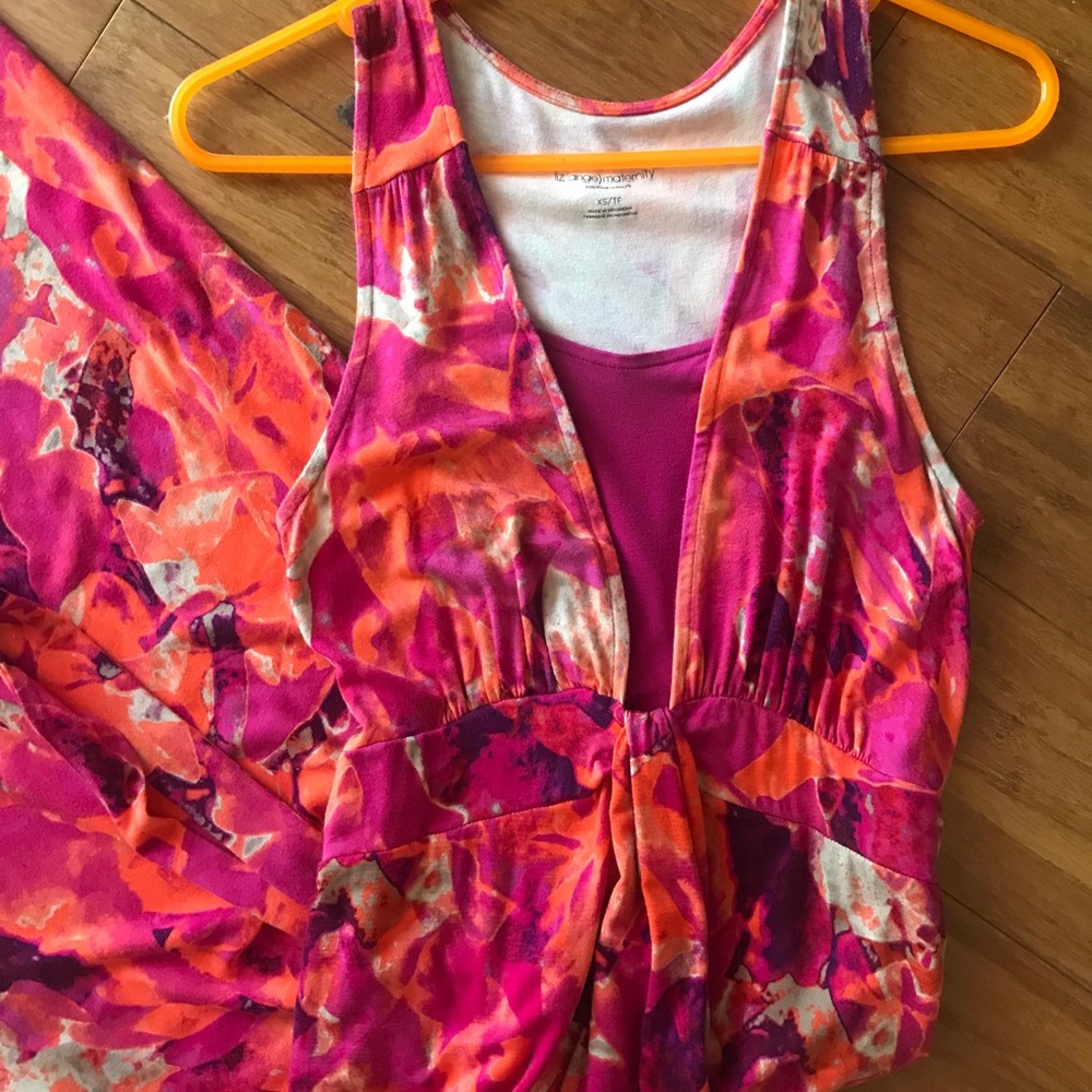 Maxi maternity dress